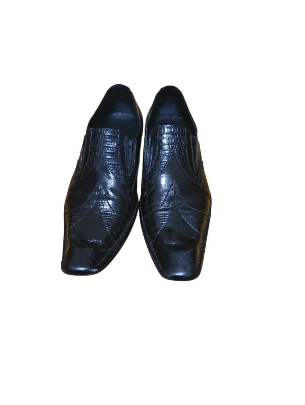 Men's Aldo Black Leather Slip-On Dress Shoes | Size 10
